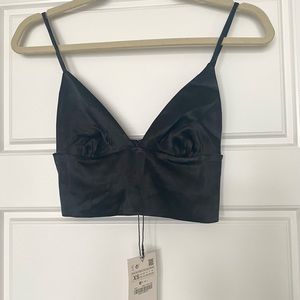 Zara Satin Bralette